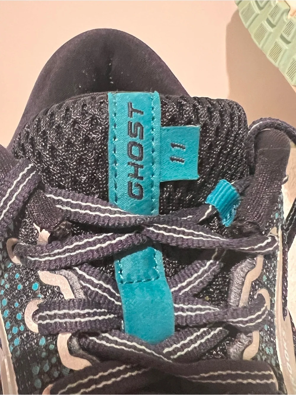 Brooks Ghost 11 Running Shoes Women’s Size 9.5 Blue Navy/Aqua 1202771B493